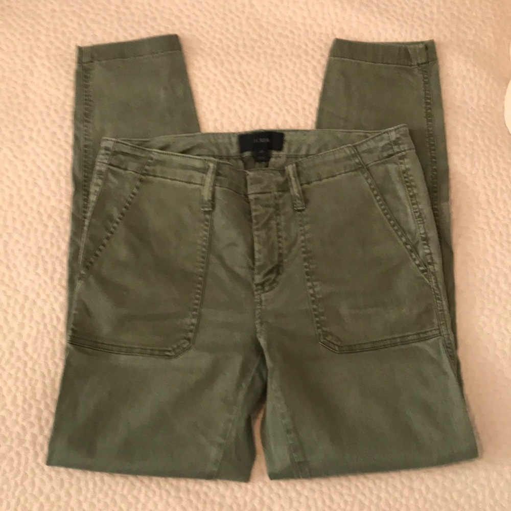 Sage green J.Crew skinny chino